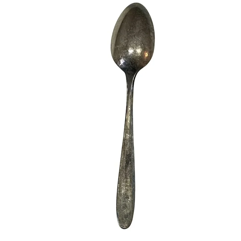 Vintage 1921 Grosvenor Oneida Community Spoons Used Set of 12